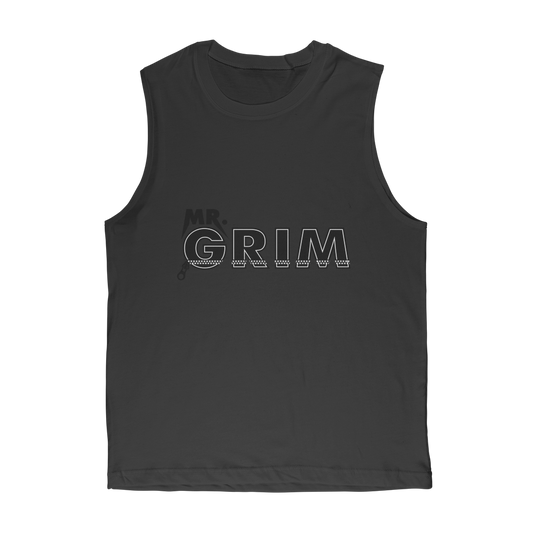 MR. Grim "Zipped Up" Premium Adult Muscle TankTop