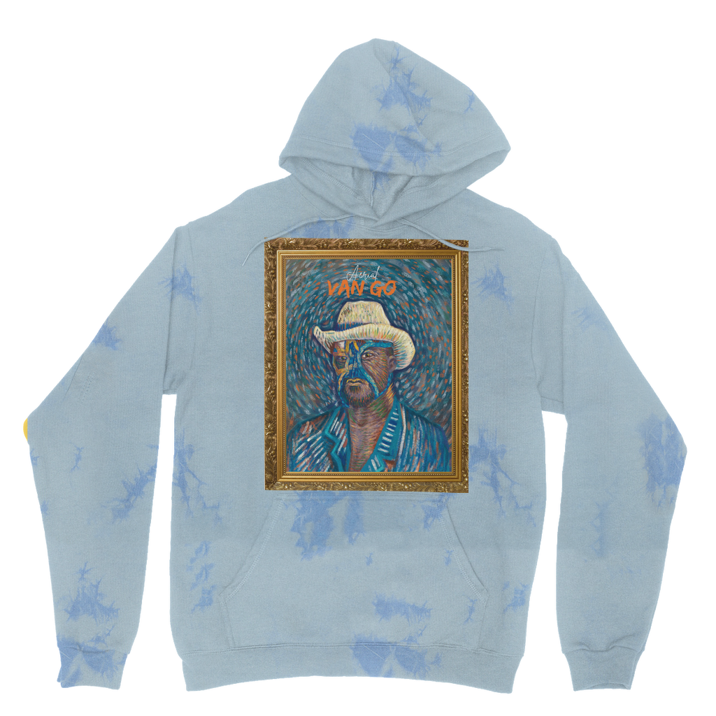 "Self Portrait" - Aerial Van Go (USA) Tie Dye Hoodie