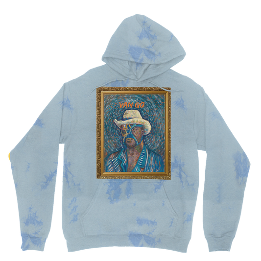 "Self Portrait" - Aerial Van Go (USA) Tie Dye Hoodie