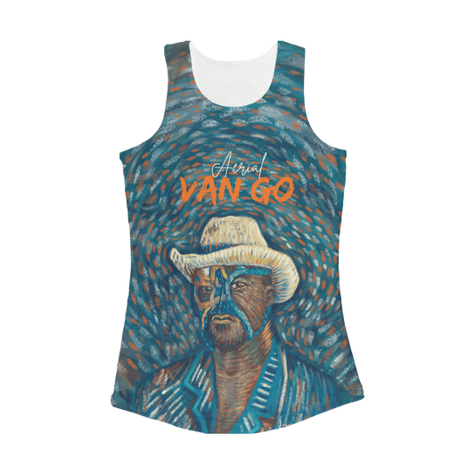 "Self Portrait" - Aerial Van Go (USA) Women's Activewear Tank Top