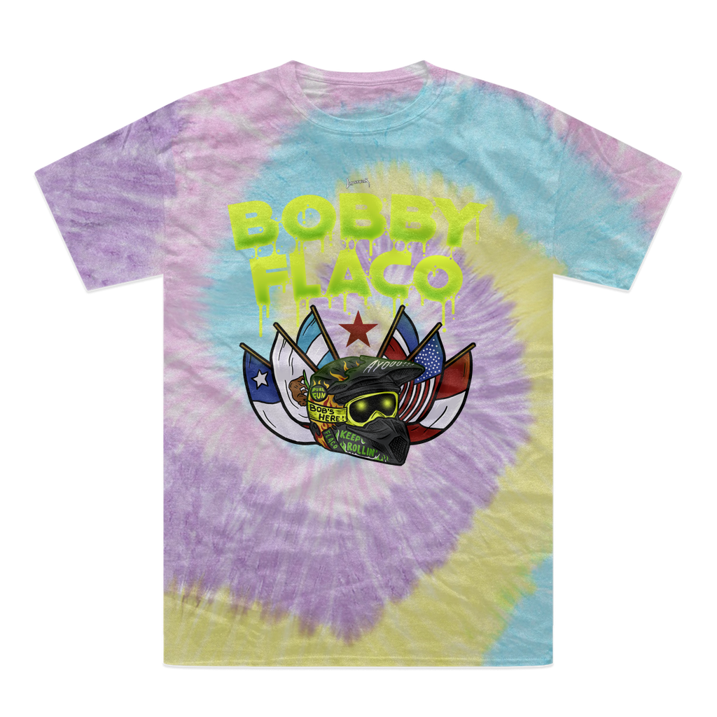 Bobby Flaco (USA) "World Tour" Tie-Dye T-Shirt