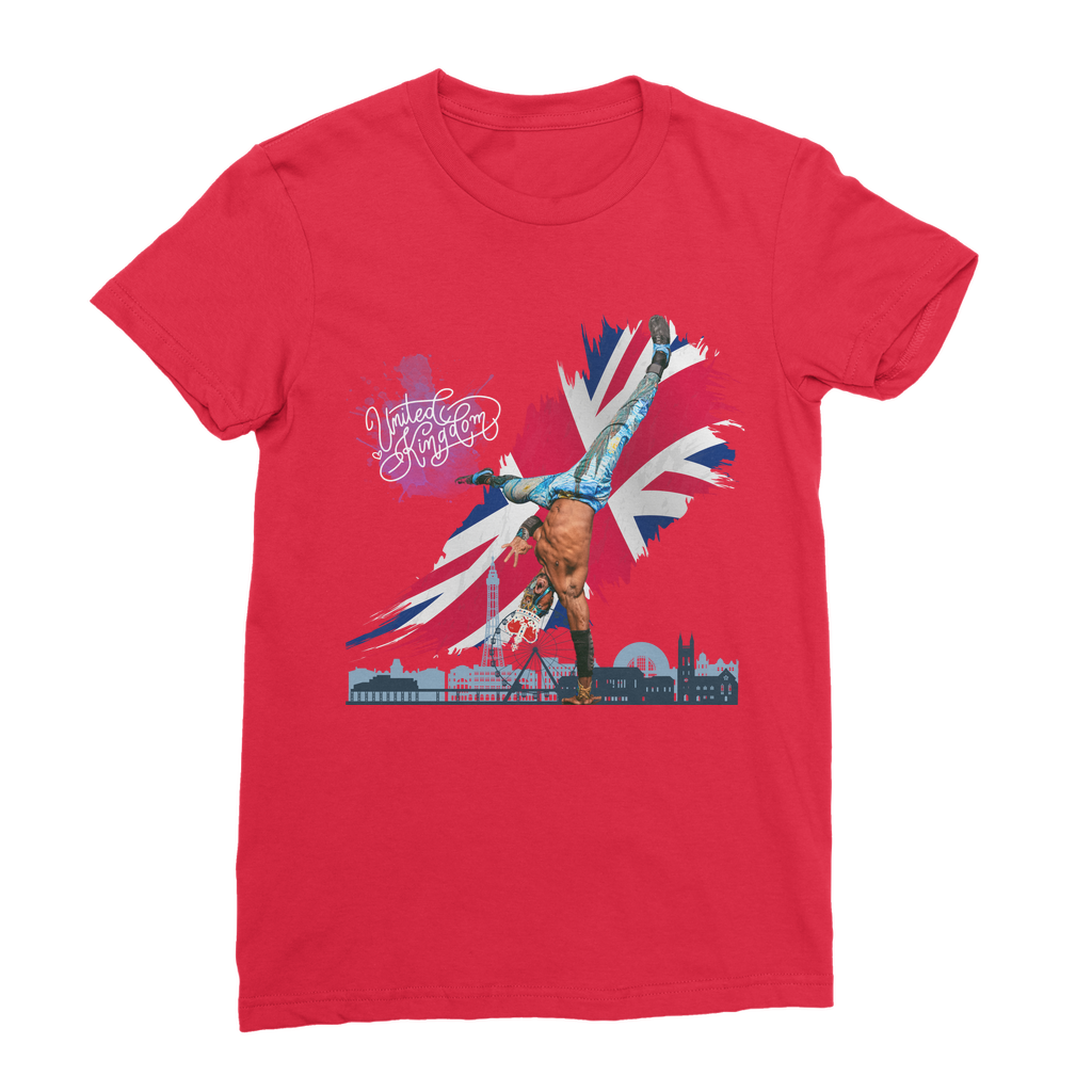 "Van Go to UK" - Aerial Van Go Premium Jersey Women's WearTee