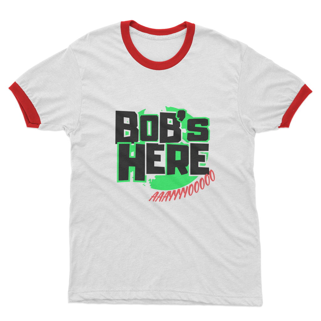 "Bob's Here" Bobby Flaco - USA Ringer Tee