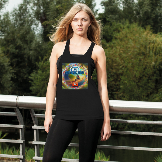 "Hostel Bob" - Bobby Flaco - USA Women's Wear Loose Racerback Tank Top