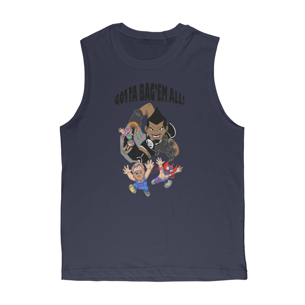 MR. Grim "Gotta Bag Em All" Premium Adult Muscle TankTop