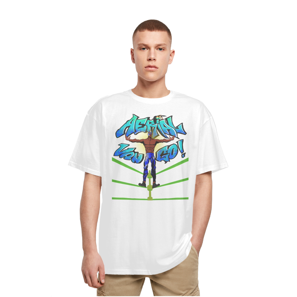 "Art Redeemer" - Aerial Van Go (USA) Heavy Oversized T-Shirt