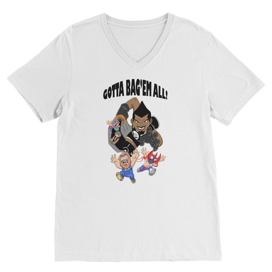 MR. Grim "Gotta Bag Em All" Unisex V Neck Tee