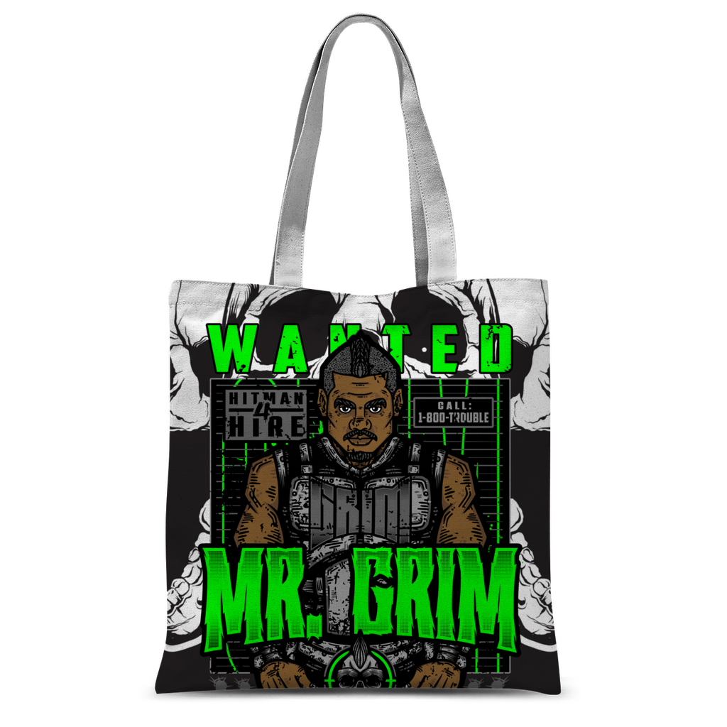 MR. Grim "Wanted" Tote Bag