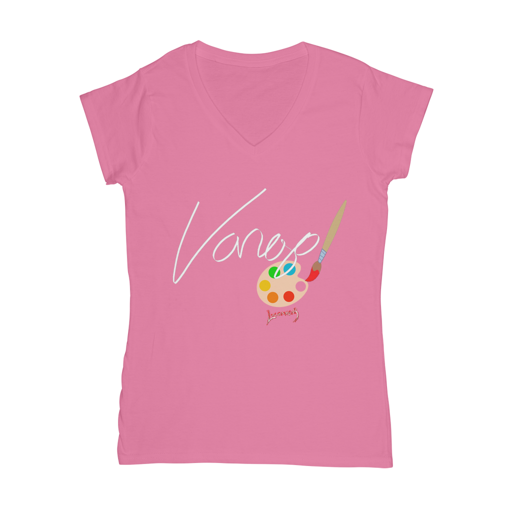 Aerial Van Go (USA) "Siggy" Women's Wear V-Neck T-Shirt