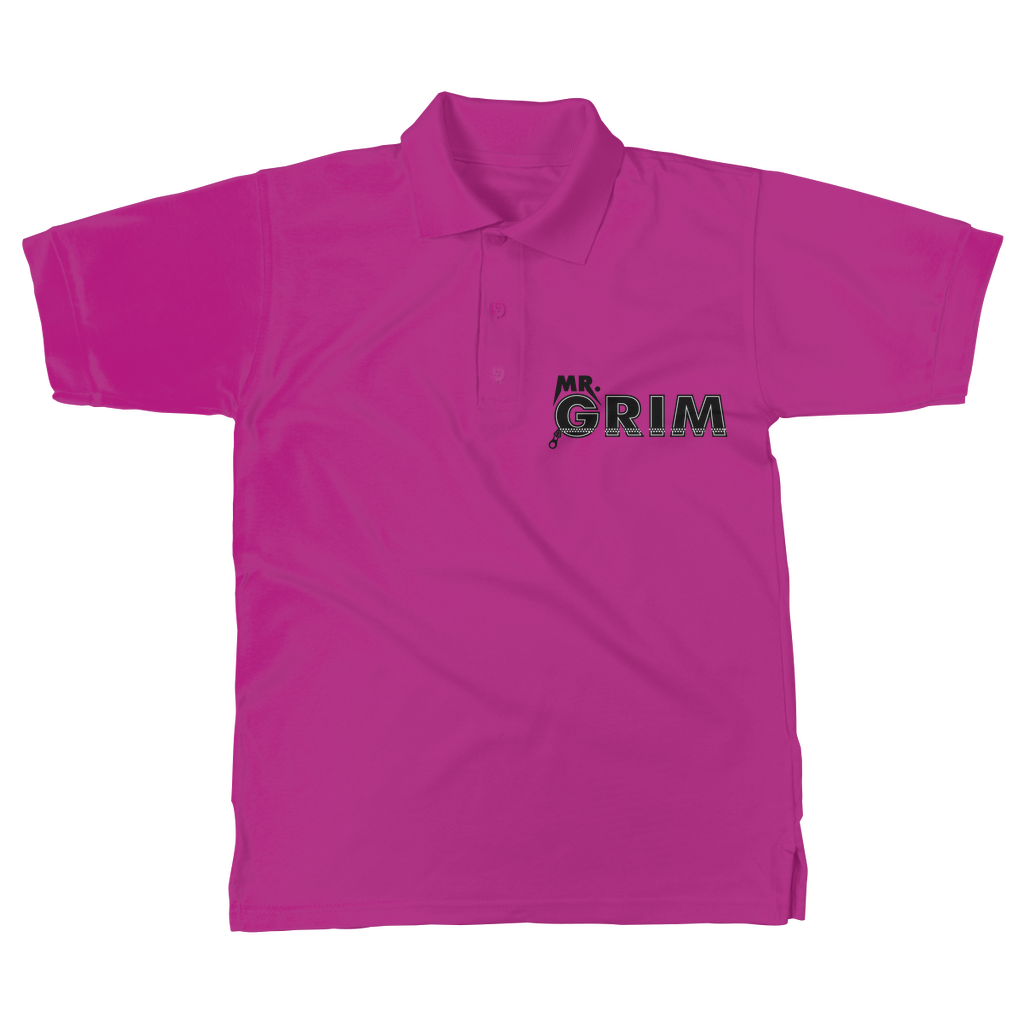 MR. Grim "Zipped Up" Women's Wear Polo Shirt