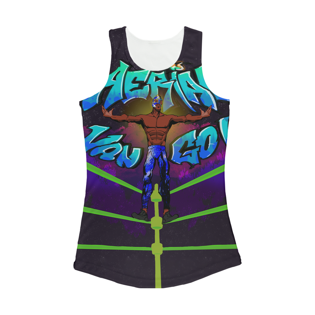 "Art Redeemer" - Aerial Van Go (USA) Women's Activewear Tank Top