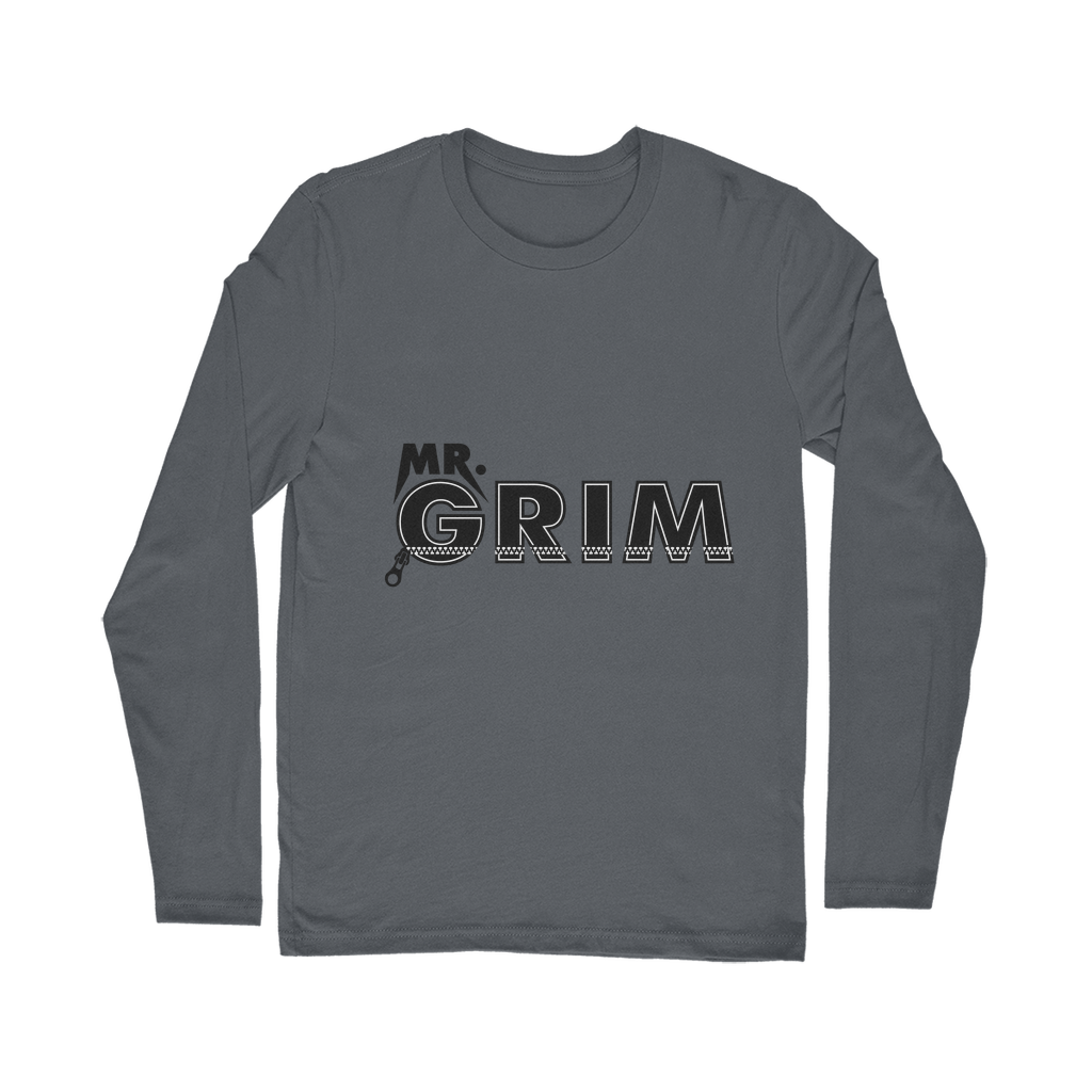 MR. Grim "Zipped Up" Unisex Long Sleeve Tee