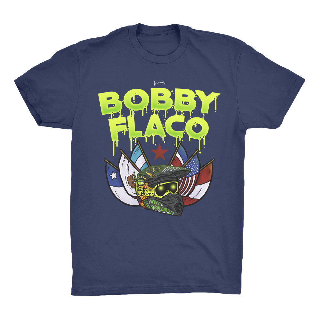 Bobby Flaco (USA) "World Tour" Organic Adult Tee