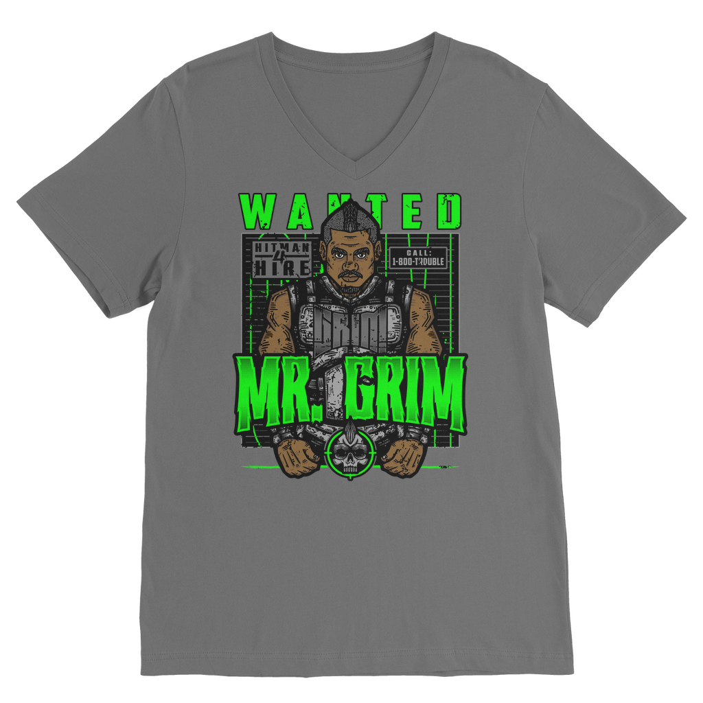 MR. Grim "Wanted" V Neck Tee