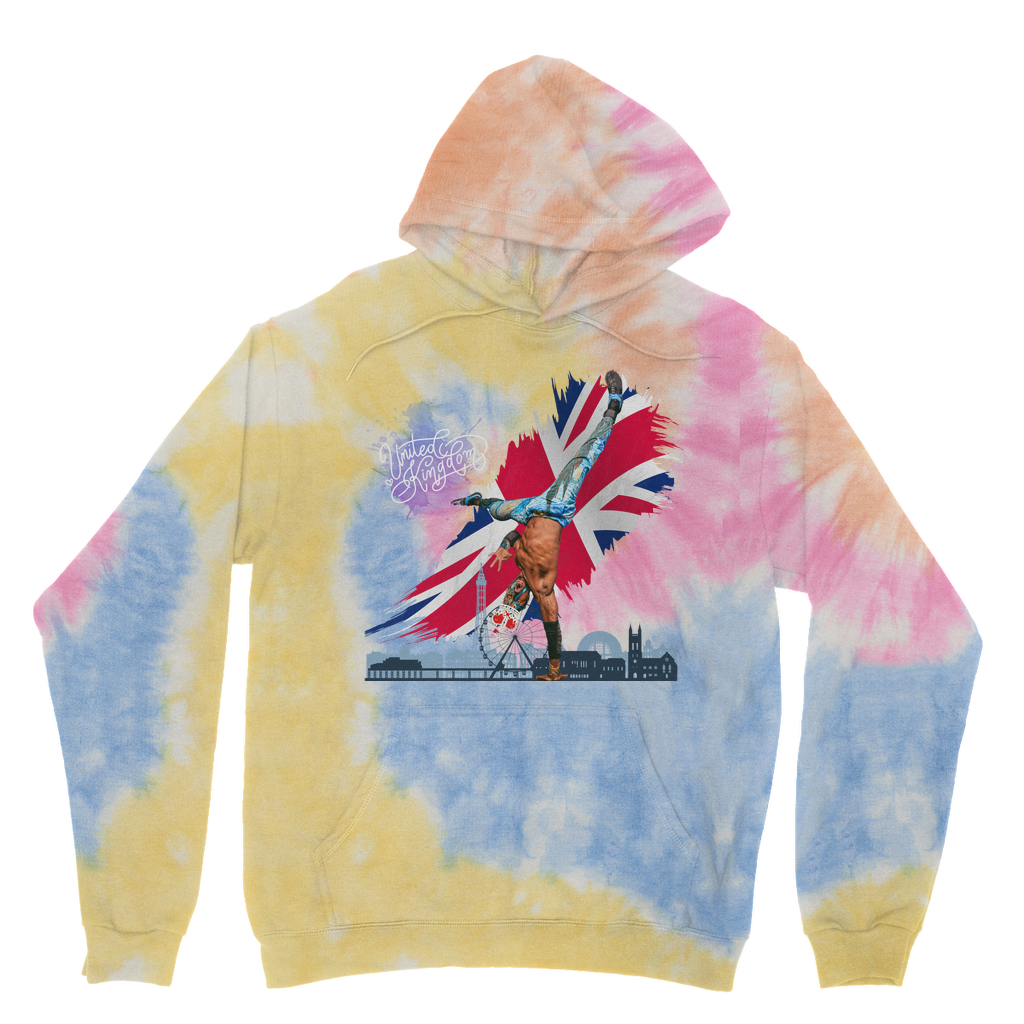 "Van Go to UK" - Aerial Van Go Tie Dye Hoodie