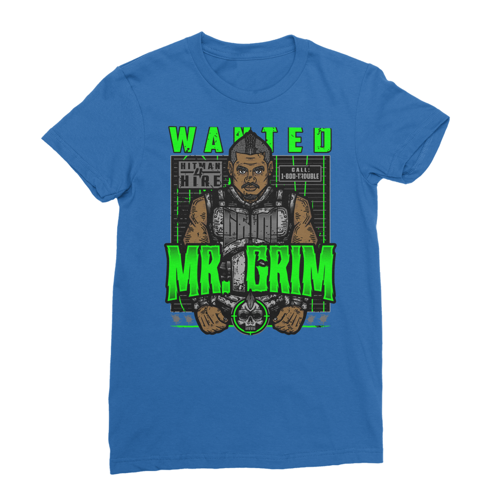 MR. Grim "Wanted" Premium Jersey Women's WearTee