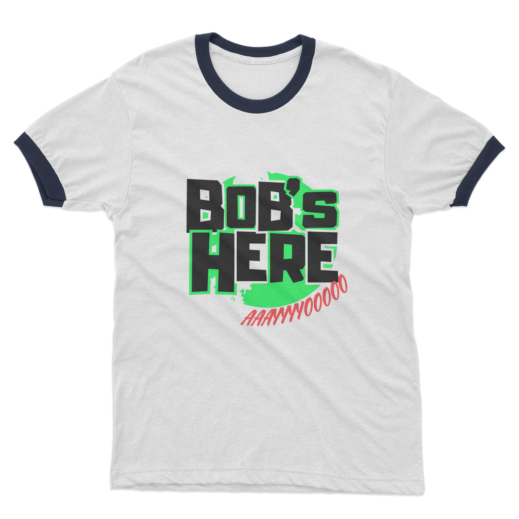 "Bob's Here" Bobby Flaco - USA Ringer Tee