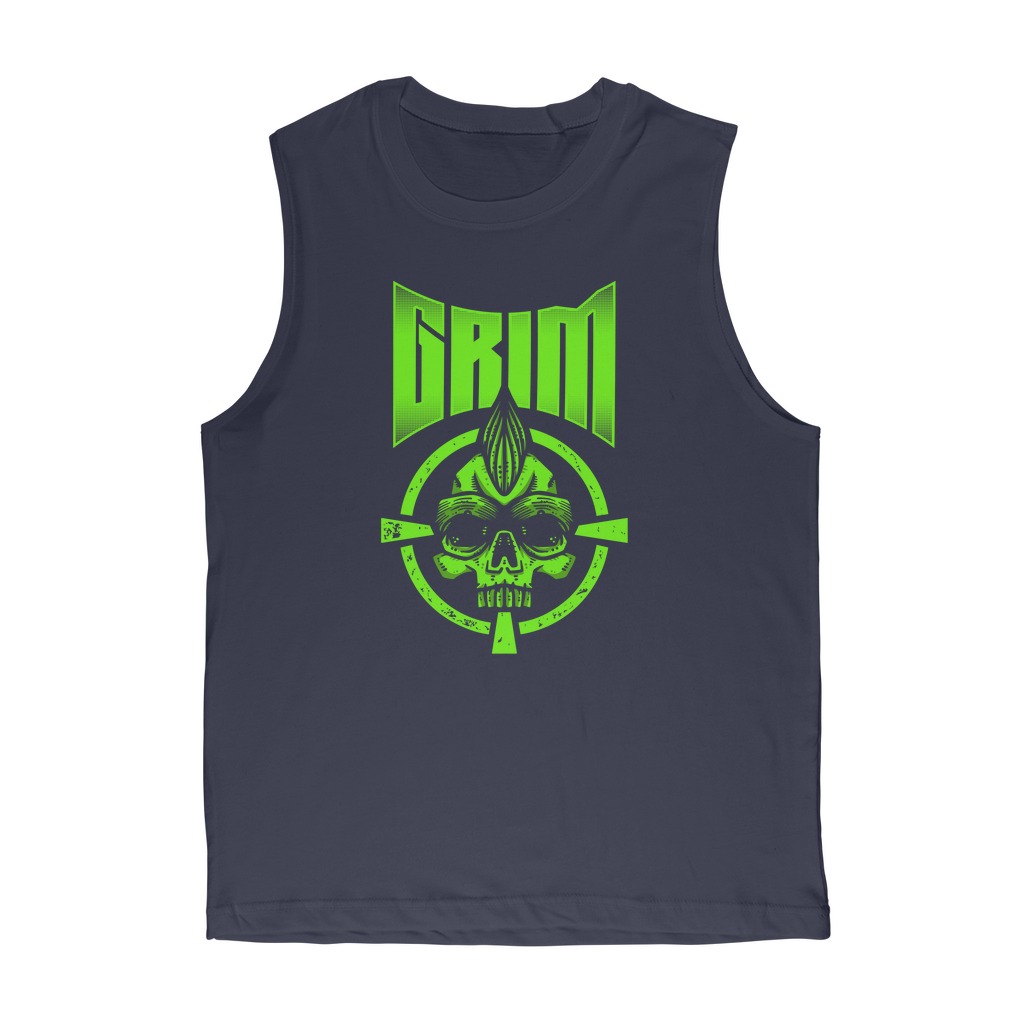 Mr. Grim "Target" Premium Adult Muscle TankTop