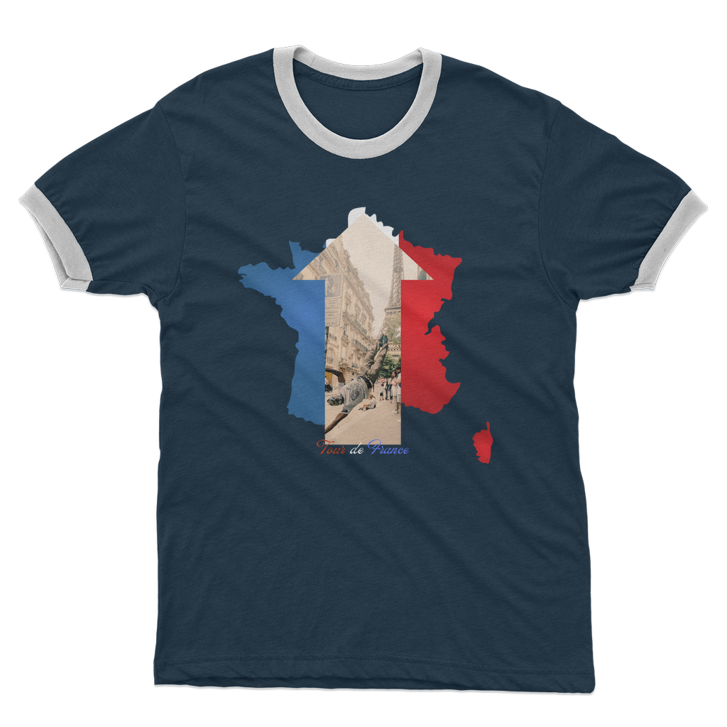 Tour de France Ringer Tee