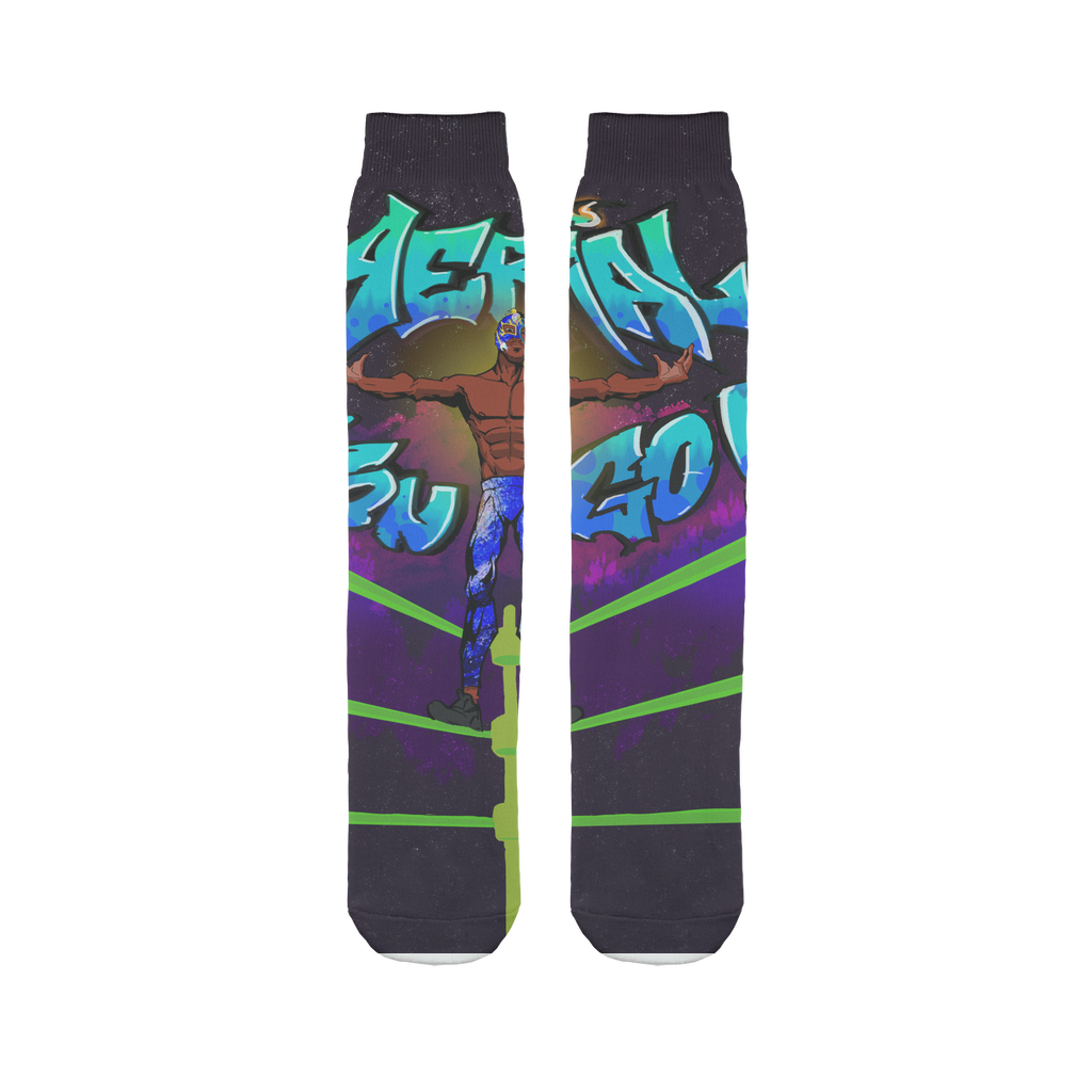 "Art Redeemer" - Aerial Van Go (USA) Tube Socks