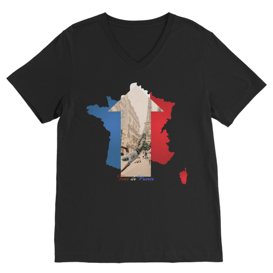 Tour de France V Neck Tee