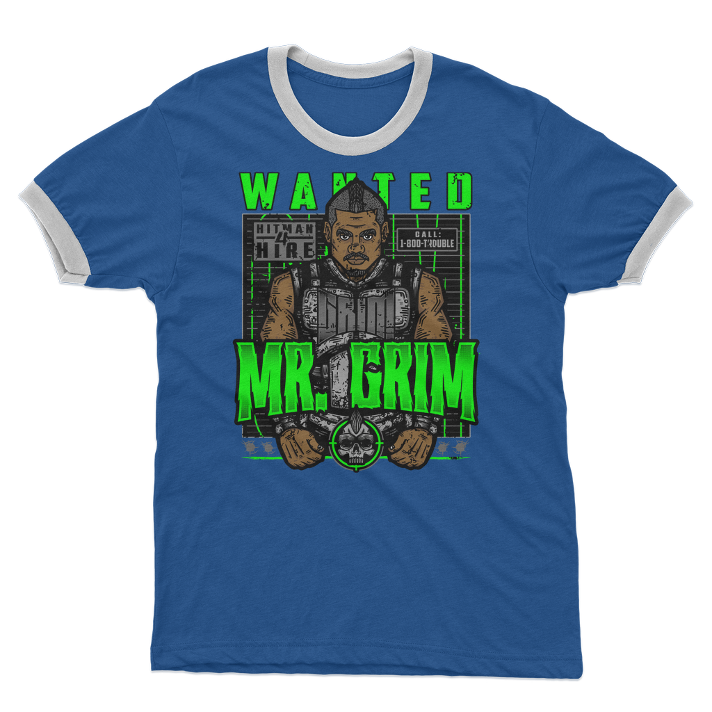 MR. Grim "Wanted" Ringer Tee