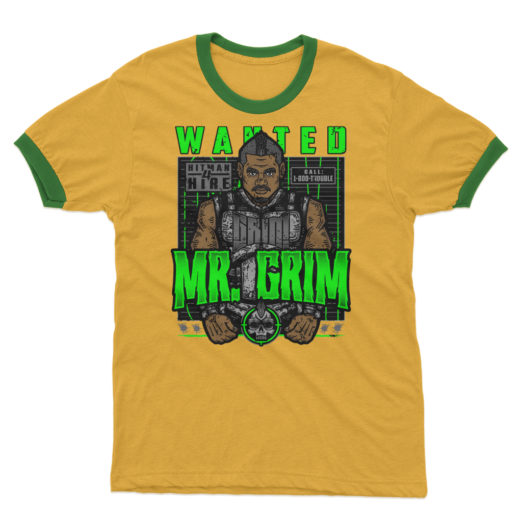 MR. Grim "Wanted" Ringer Tee