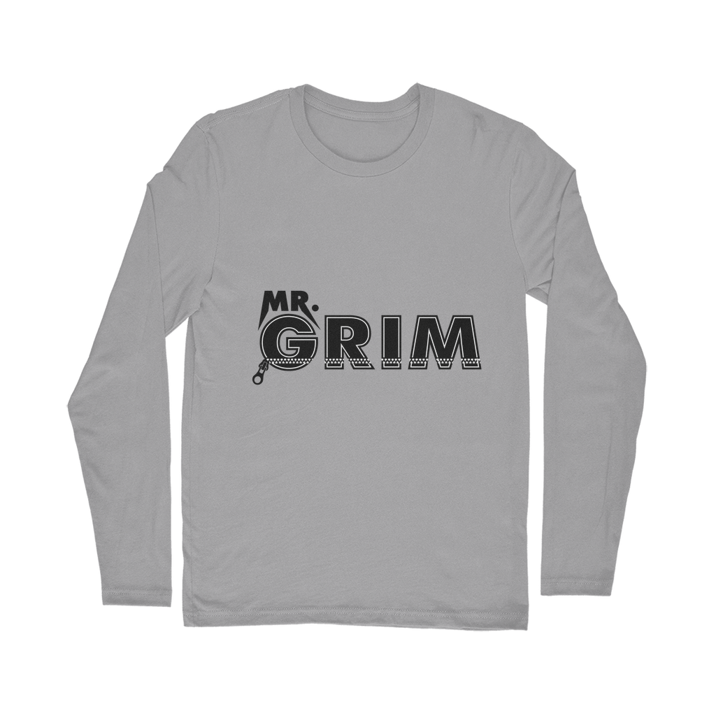 MR. Grim "Zipped Up" Unisex Long Sleeve Tee