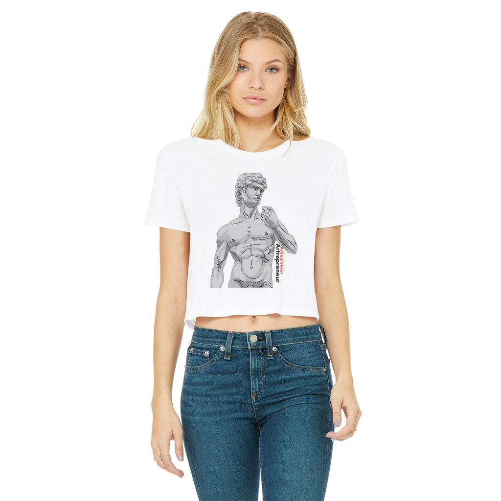 Aerial Van Go "Artrepreneur" (USA) Women's Wear Crop Top