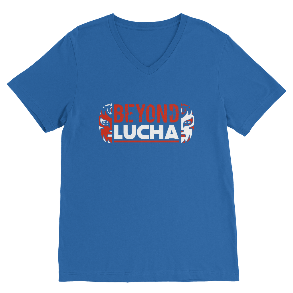 Beyond Lucha Unisex V Neck Tee