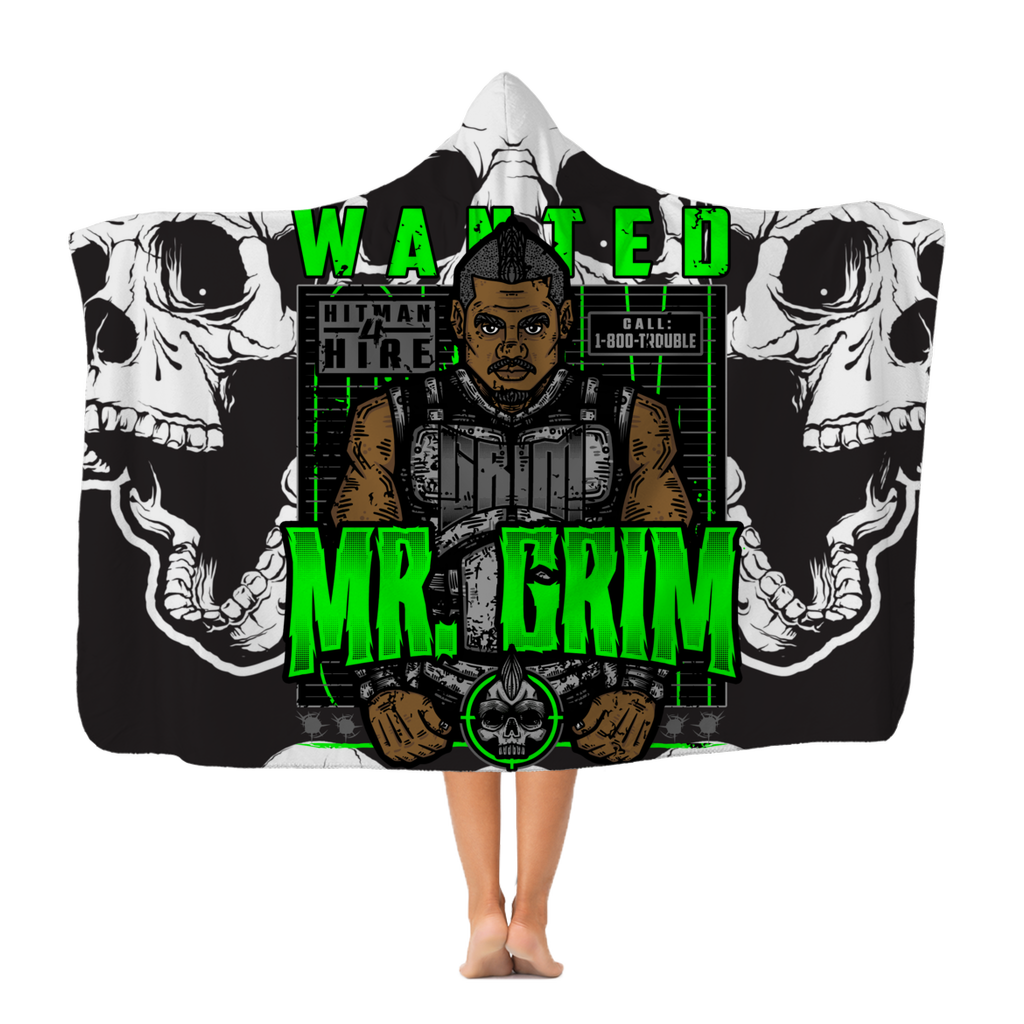 MR. Grim "Wanted" Hooded Blanket