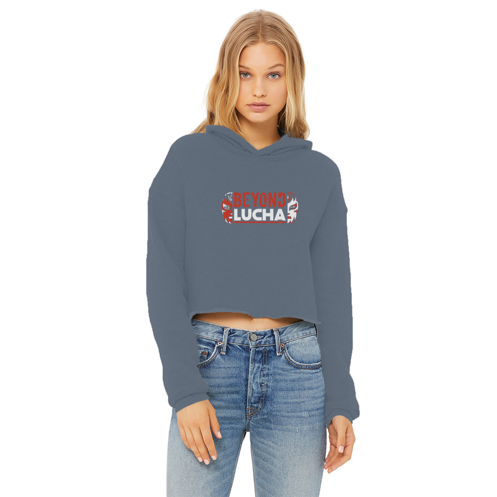 Beyond Lucha Women's Wear Crop Top Hoodie
