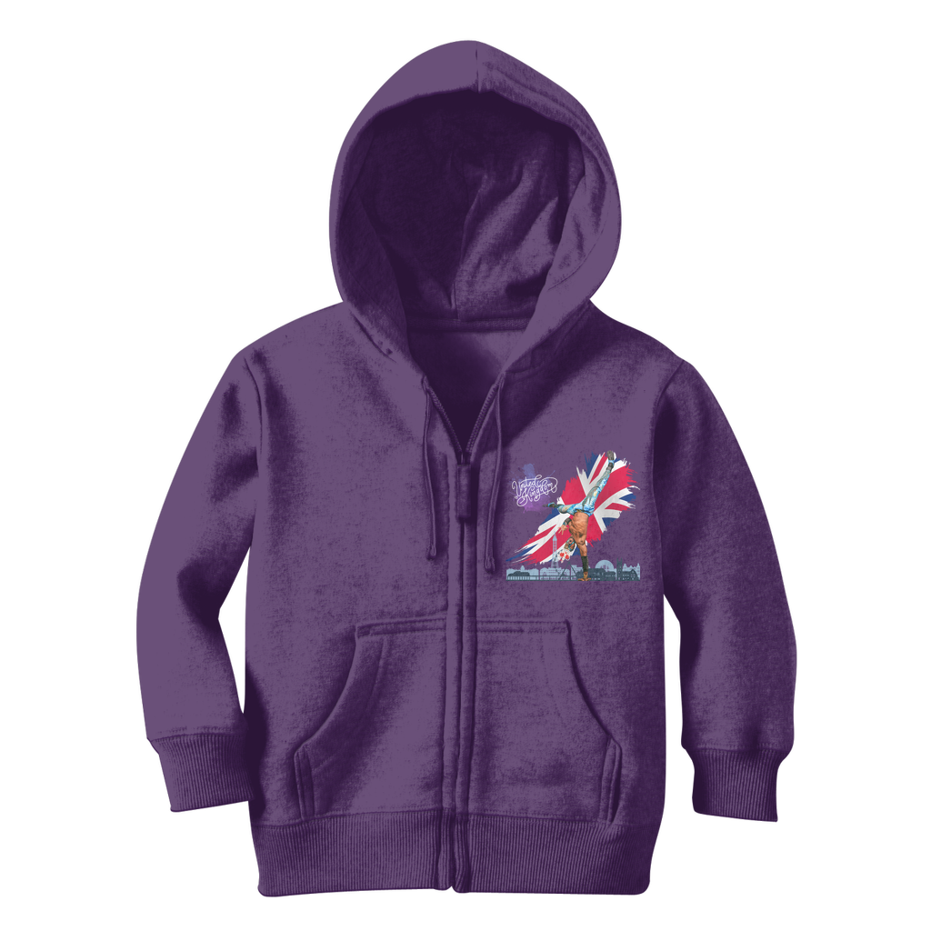 "Van Go to UK" - Aerial Van Go Youthwear Zip Hoodie