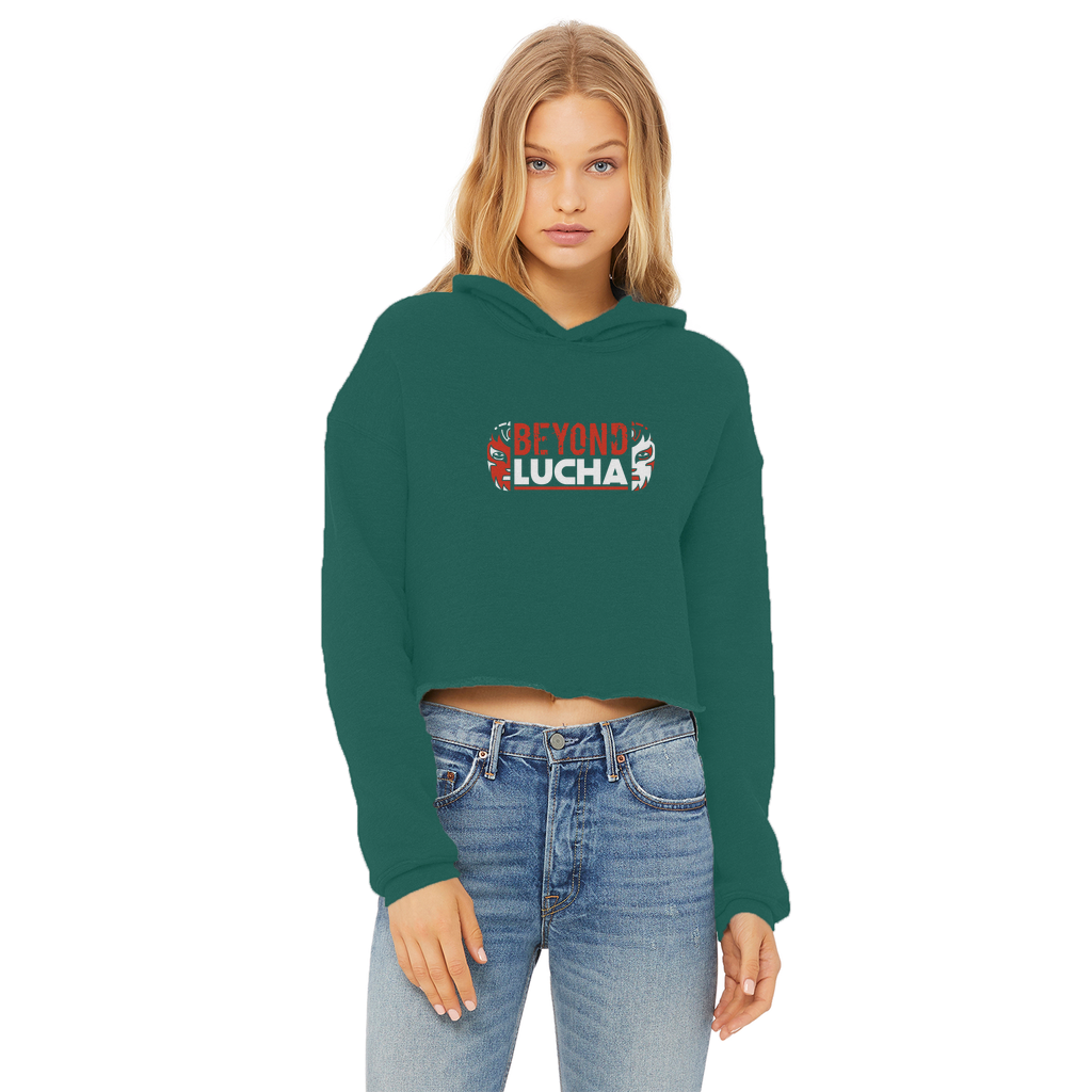 Beyond Lucha Women's Wear Crop Top Hoodie
