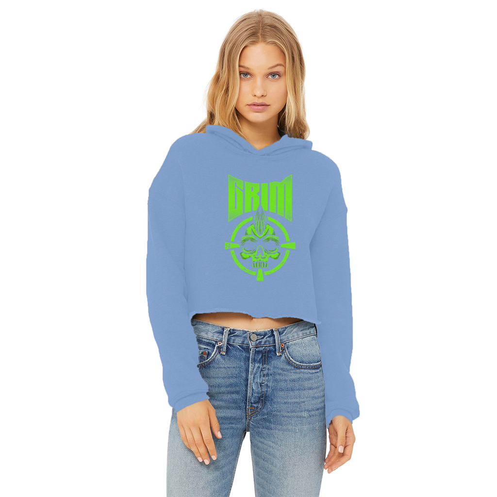 Mr. Grim "Target" Women's Wear Crop Top Hoodie