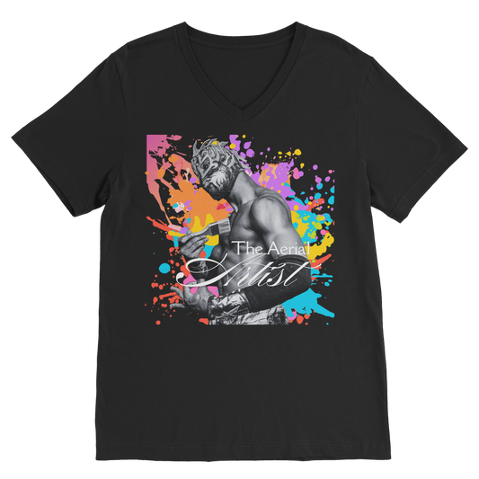 "THE Artist" - Aerial Van Go Unisex V Neck Tee