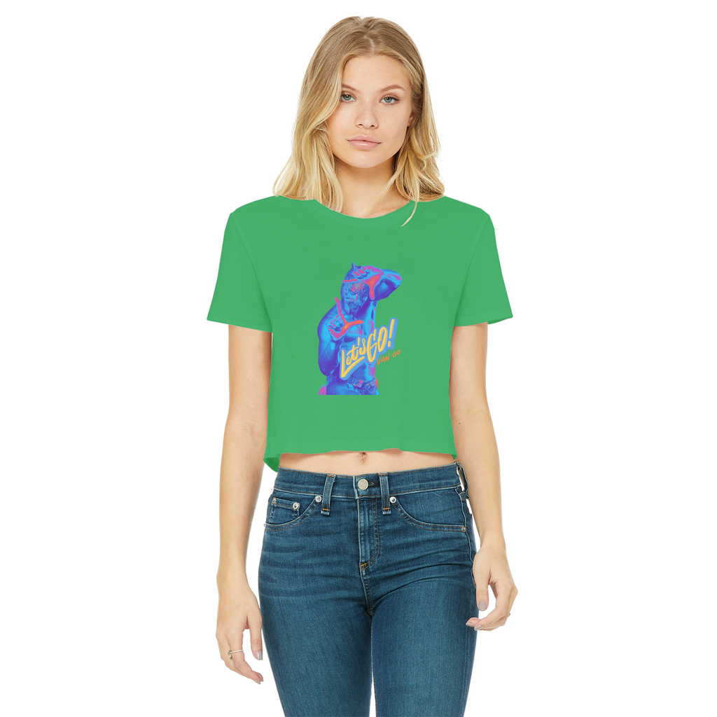 "Let's Go Van Go - Aerial Van Go Women's Wear Crop Top