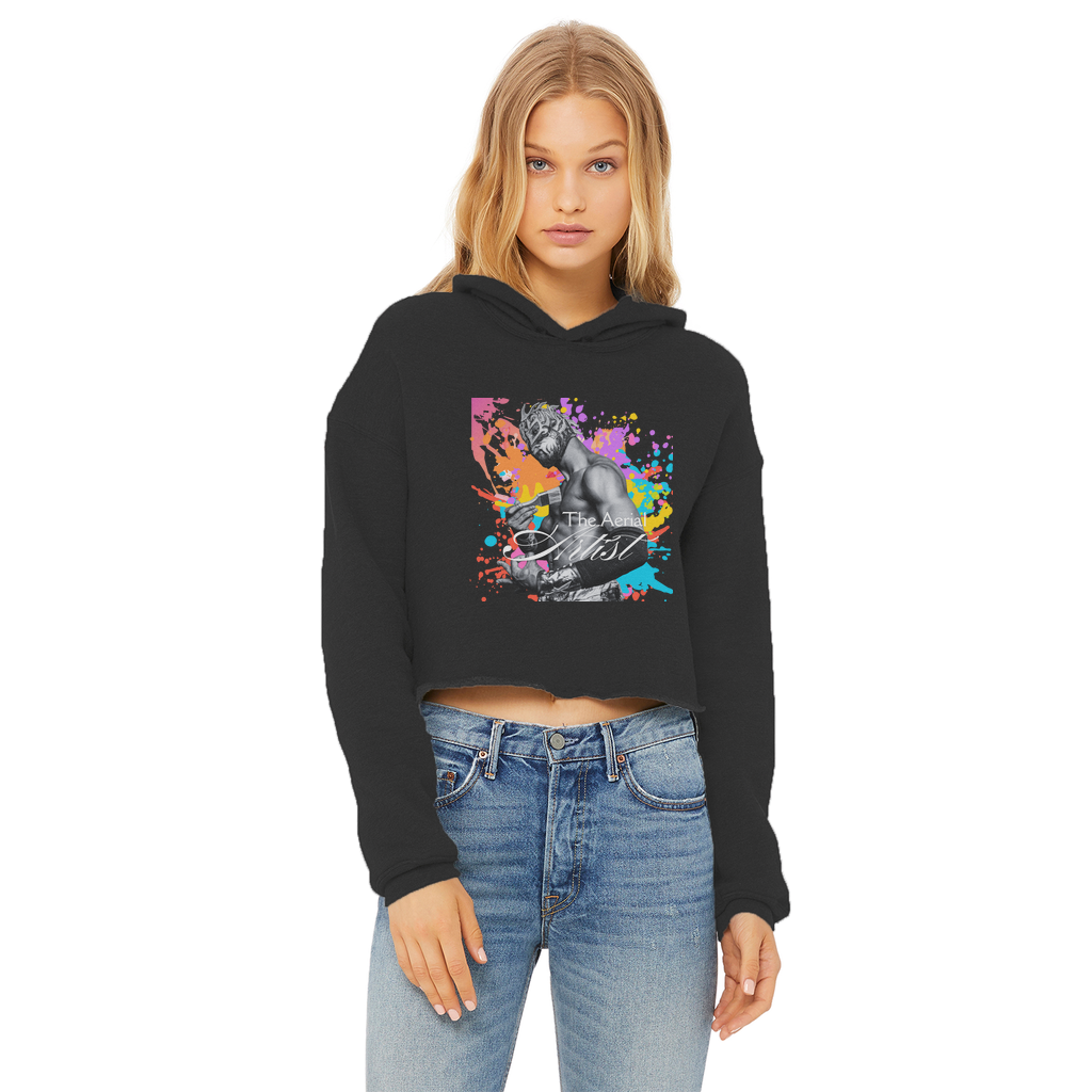 "THE Artist" - Aerial Van Go Women's Wear Crop Top Hoodie