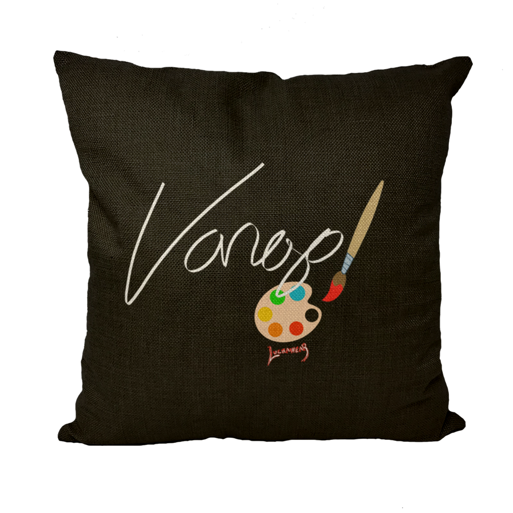 Aerial Van Go (USA) "Siggy" Throw Pillow