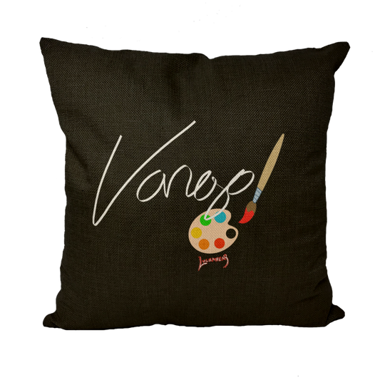 Aerial Van Go (USA) "Siggy" Throw Pillow