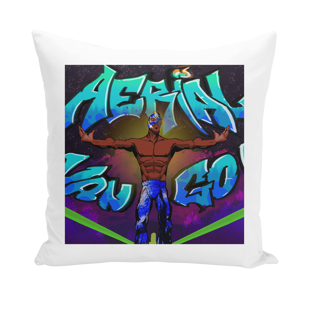 "Art Redeemer" - Aerial Van Go (USA) Throw Pillow