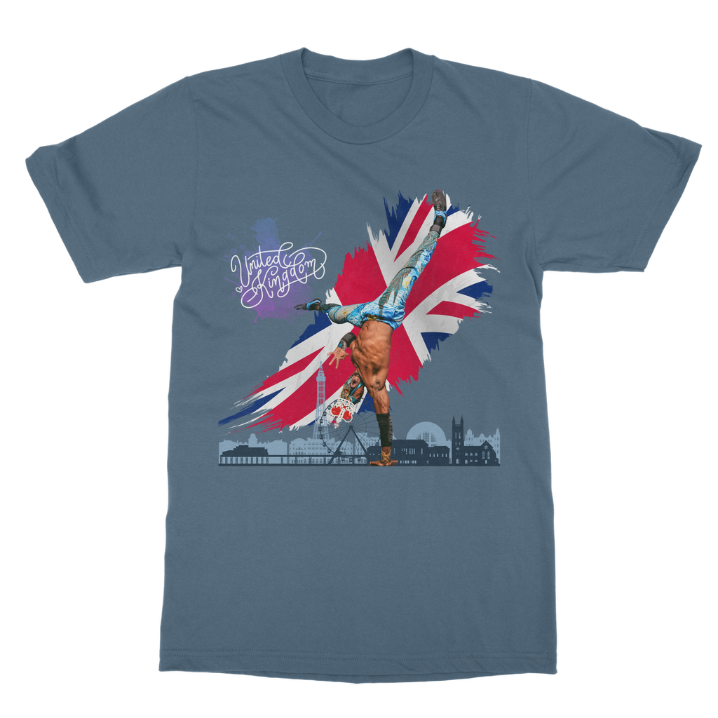 "Van Go to UK" - Aerial Van Go Unisex Heavy Cotton Tee