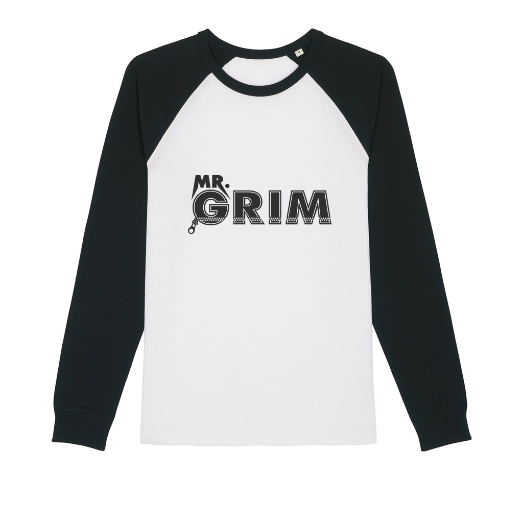 MR. Grim "Zipped Up" Premium Raglan Long Sleeve Shirt