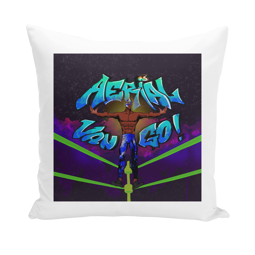 "Art Redeemer" - Aerial Van Go (USA) Throw Pillow