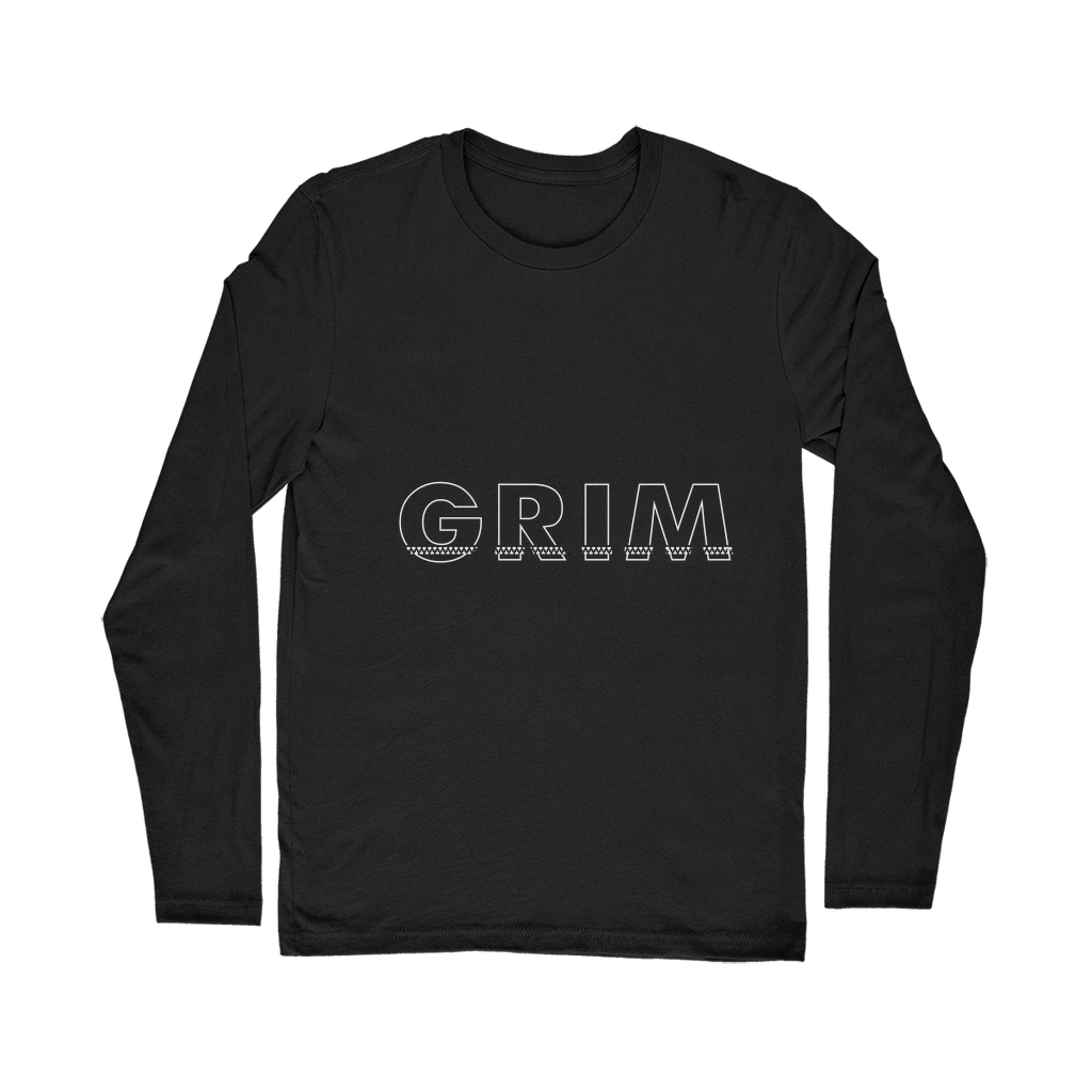 MR. Grim "Zipped Up" Unisex Long Sleeve Tee