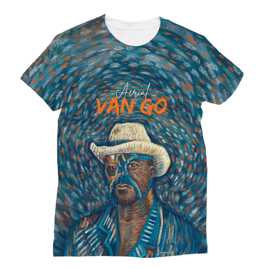 "Self Portrait" - Aerial Van Go (USA) Women's Wear Tee