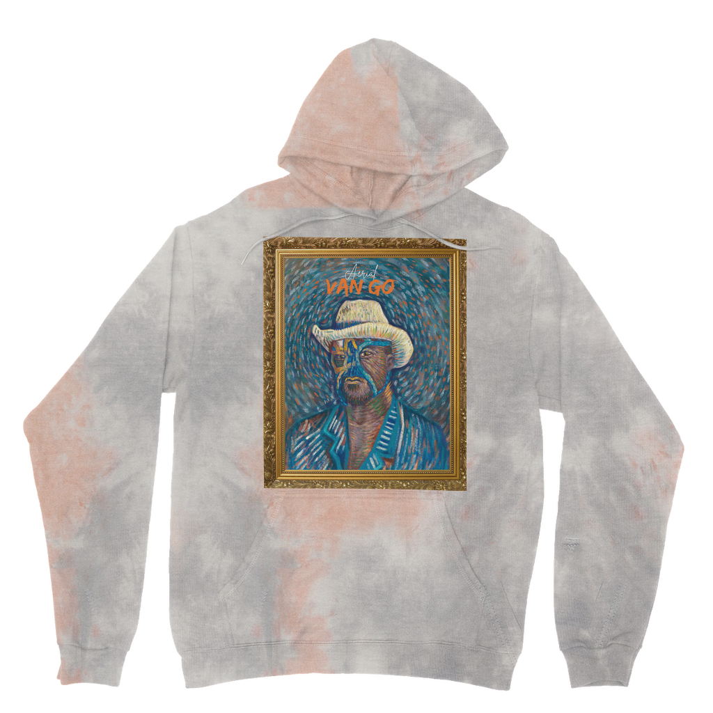 "Self Portrait" - Aerial Van Go (USA) Tie Dye Hoodie