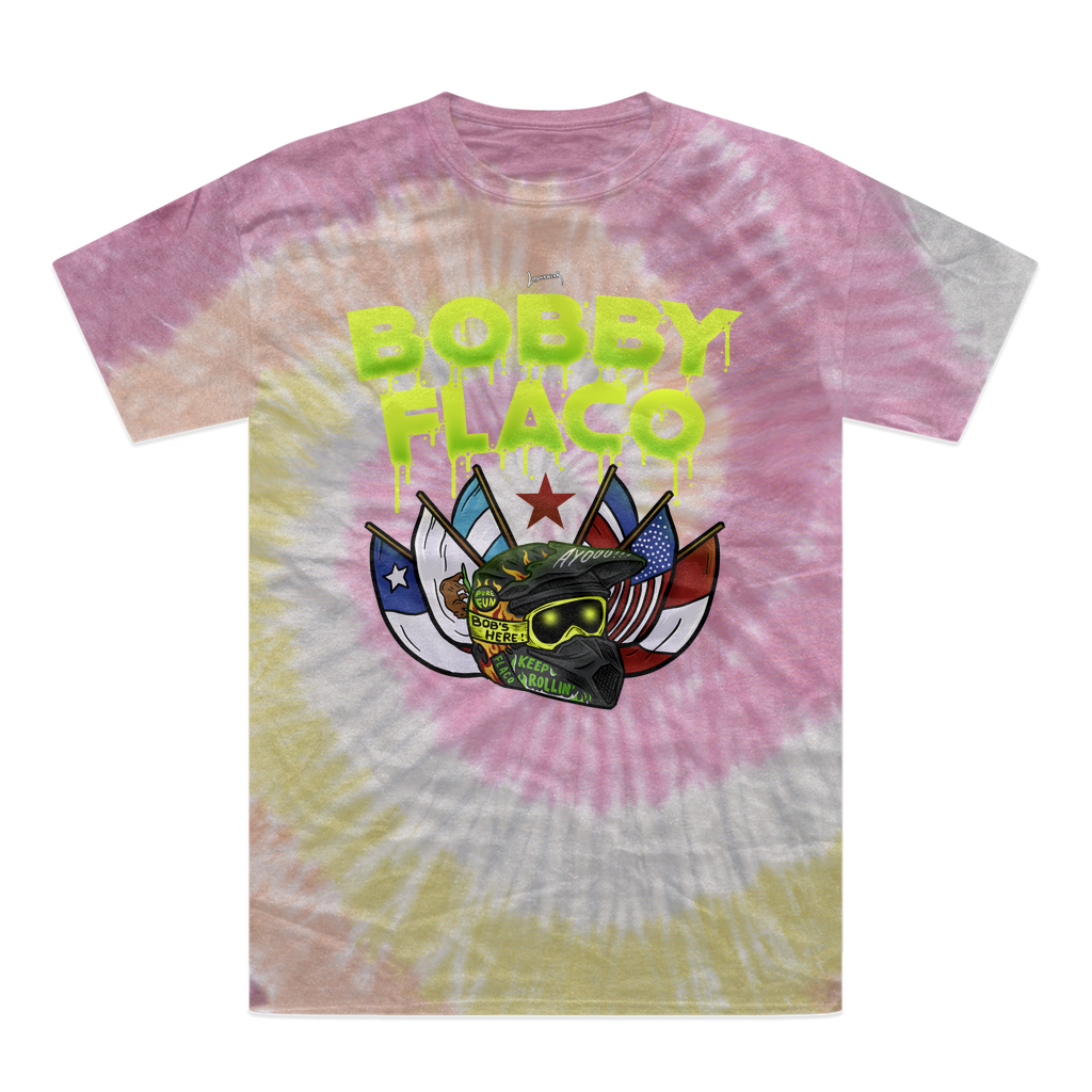 Bobby Flaco (USA) "World Tour" Tie-Dye T-Shirt