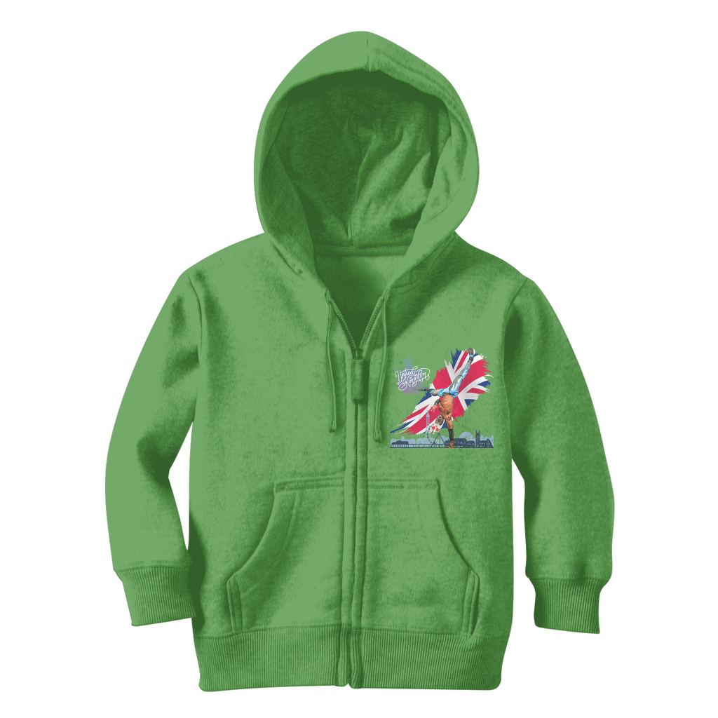 "Van Go to UK" - Aerial Van Go Youthwear Zip Hoodie