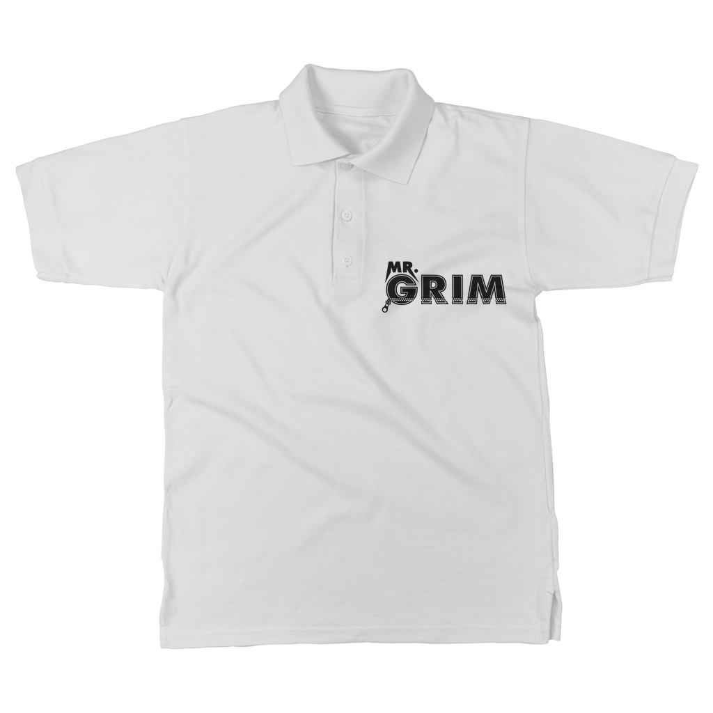 MR. Grim "Zipped Up" Women's Wear Polo Shirt